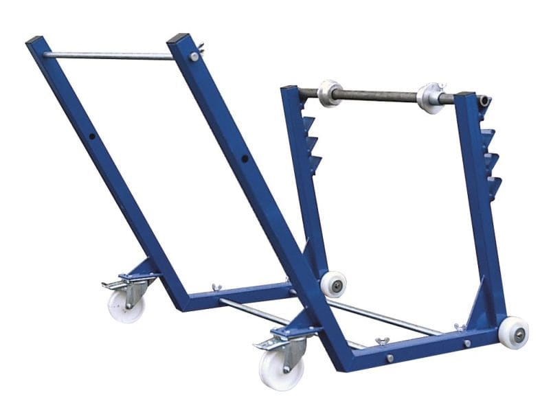 CABLE EQUIPEMENTS - Abroller-Wagen ST2, für Trommel max. Gewicht 450 kg, Durchm. 900 bis 1400 mm