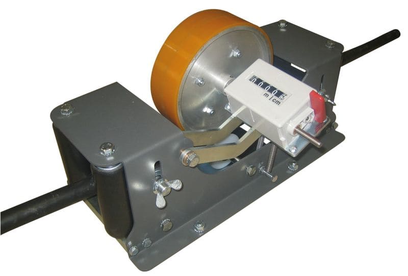 CABLE EQUIPEMENTS - Längenmesser M50-T für Kabel Ø max. 50mm - Polyurethanrad - Tischmodell