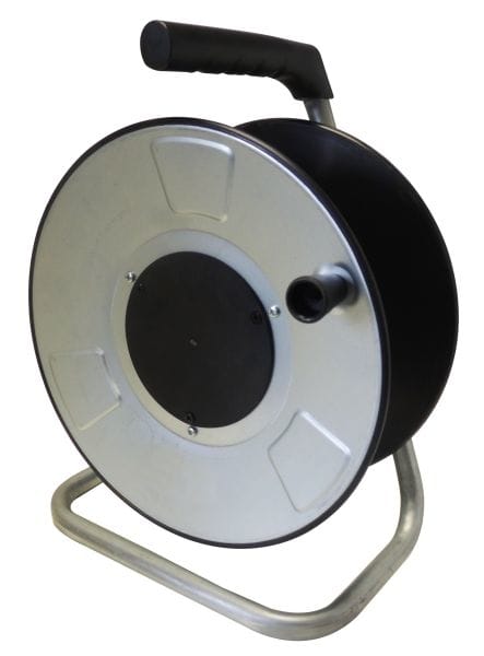 CABLE EQUIPEMENTS - Kurbel-Aufroller EM050 o. Anschl. - Flansche verz. Stahl Ø 280mm- Innenbesch.