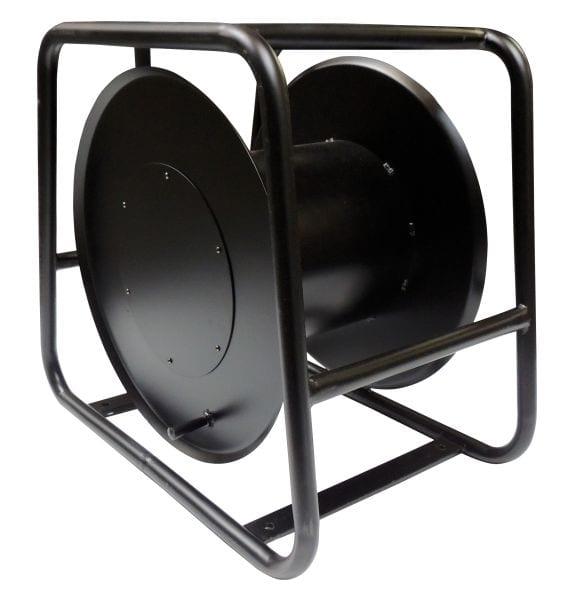 CABLE EQUIPEMENTS - Kabelaufroller mit Kurbel EM100 ohne Rollen - Rahmen und Trommel aus Stahl