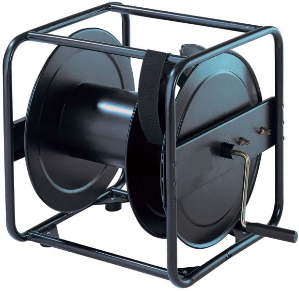 CABLE EQUIPEMENTS - Mit Kurbel EM230 ohne Rollen (ehemals EM25)- Rahmen und Trommel aus Stahl