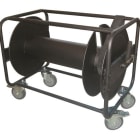 CABLE EQUIPEMENTS - Kabelaufroller mit Kurbel EM320R mit 4 Rollen, 2 mit Bremse (ehemals EM26R)
