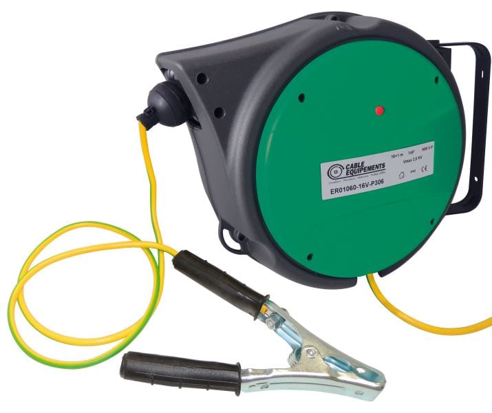 CABLE EQUIPEMENTS - P306:Kabelaufwickler mit Aufrollautomatik - EURO Sortiment- 3 Jahre Garantie