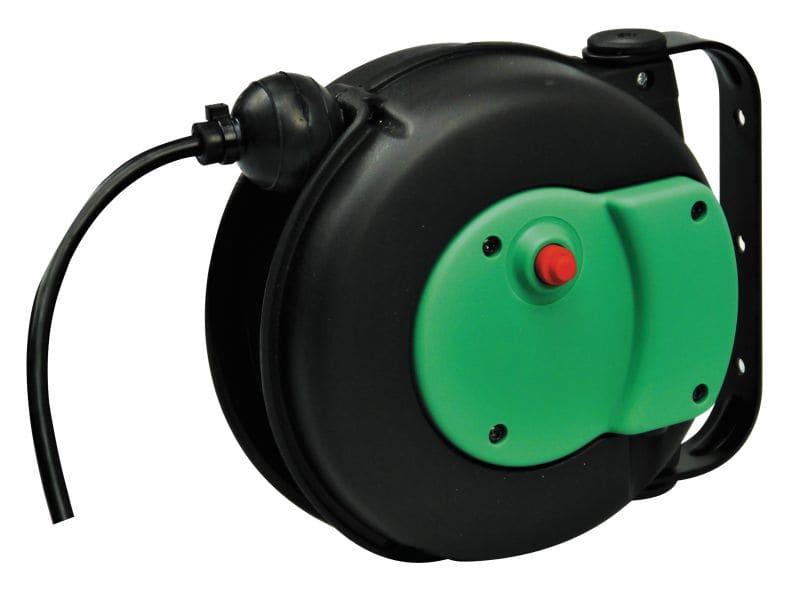 CABLE EQUIPEMENTS - P105: Kabelaufwickler mit Aufrollautomatik PLT 100- 5 +1m 3G1,5² HO5VV-F-IP42