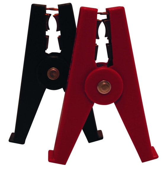 CABLE EQUIPEMENTS - Isolierte Zange 200A ROUGE mit Messing-Kontakten - Max. 48V