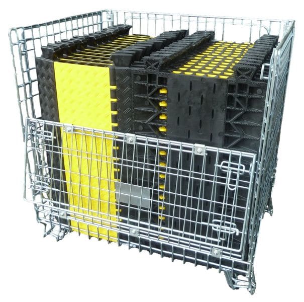 CABLE EQUIPEMENTS - Zusammenfaltbarer Behälter COBRA BOX zum Verstauen der Kabelbrücken