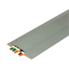 CABLE EQUIPEMENTS - DOUBLE: Kabelbrücke für Fußgänger - Grau 3m - 2 Kanäle - (10x30mm und 10x20mm)