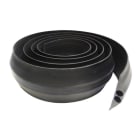 CABLE EQUIPEMENTS - VOLGA 2x23: Kabelbrücke für Fahrzeuge - 5m-Rolle - Schwarz - 2 Kanäle Ø 23mm