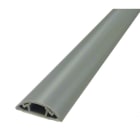 CABLE EQUIPEMENTS - PG06: Aufbodenkanal - graues PVC - 2 m - 1 Kabel Ø 6 o. 2 Kabel Ø 5mm