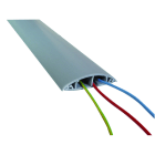 CABLE EQUIPEMENTS - PG12: Aufbodenkanal - graues PVC - 1 m - 2 Kanäle Ø 12 mm