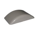 CABLE EQUIPEMENTS - PG12: Abdeckstück für Aufbodenkanal - graues PVC