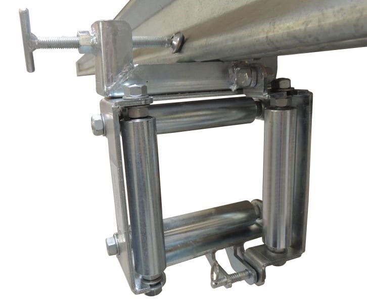 CABLE EQUIPEMENTS - Scheibe PL4AC-CAGIPN - 4 Rollen - Gestell und Diabolo aus verzinktem Stahl