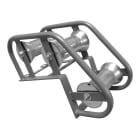 CABLE EQUIPEMENTS - Scheibe PL3ACBDC Kammerrand mit 3 Rollen - Rollen und Gestell aus Stahl