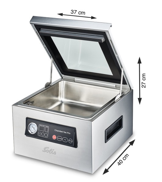 SOLIS - Vakuumiergerät 350W 72L/min 2BA marinierfunkt 30Beutel edst