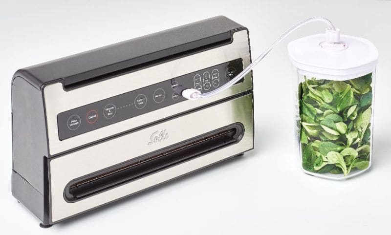SOLIS - Vakuumiergerät 130W 13L/min b.30cm Breite 2BA +Zubehör edst