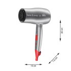 SOLIS - Reisehaarfön 1800W 3Temp-/2Gebl. Ion 1.8m Baby/Care si/rt
