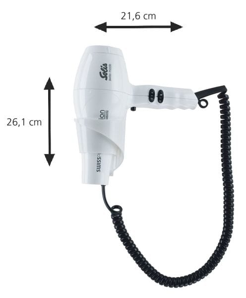 SOLIS - Haarfön 1800W 2Temp-/2Gebl. Ion mit Wandhalter ws