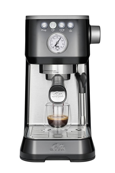 SOLIS - Espressoautomat 2T 1.7L 1700W 16bar Kaffee/Pads Milchsch. sw