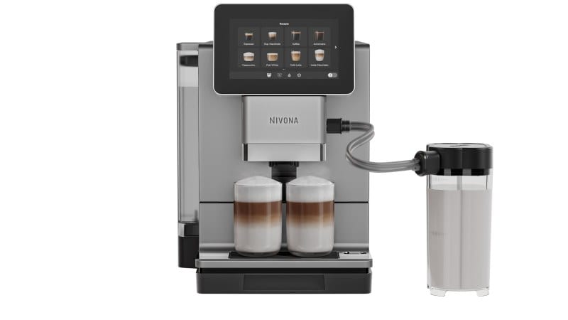 NIVONA - VG! Kaffeevollautomat 2T 2.2L 15bar Disp Milchsch. tit-chrom