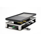 SOLIS - Raclette/Tischgrill 3in1 1500W 10Pf. Crepes Antihaft sw-ed
