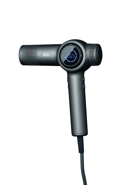 SOLIS - Haarfön 1600W 4Stufen Kaltst. Selbstreinig. Diff gr