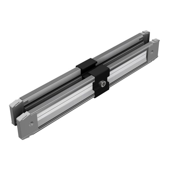 SL RACK - Vormontierter Innenverbinder, für RAIL 40, schwarz eloxiert