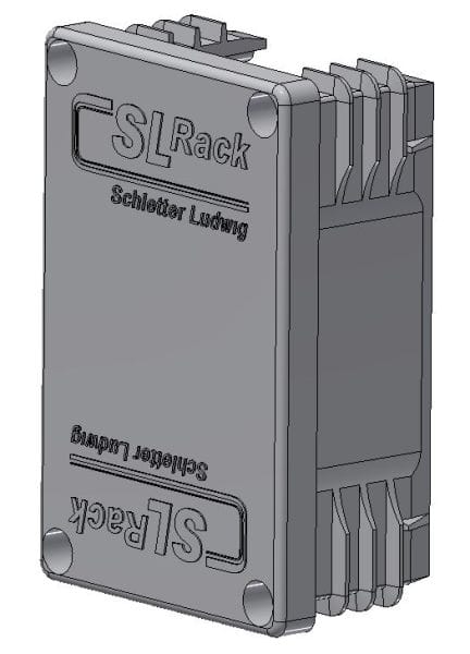 SL RACK - Kunststoff-Endkappe 60x40, grau