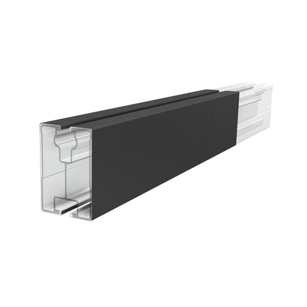 SL RACK - RAIL 60 Schienenabdeckung - 300 mm, schwarz