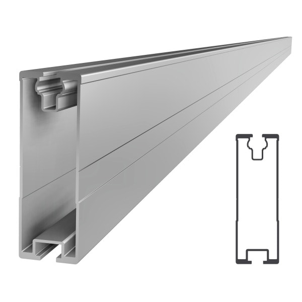 SL RACK - Modultragschiene 120x40 mm - 5850 mm RAIL 120