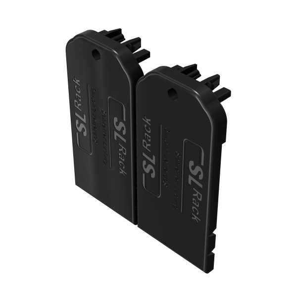 SL RACK - Fassadensystem Endkappe, schwarz