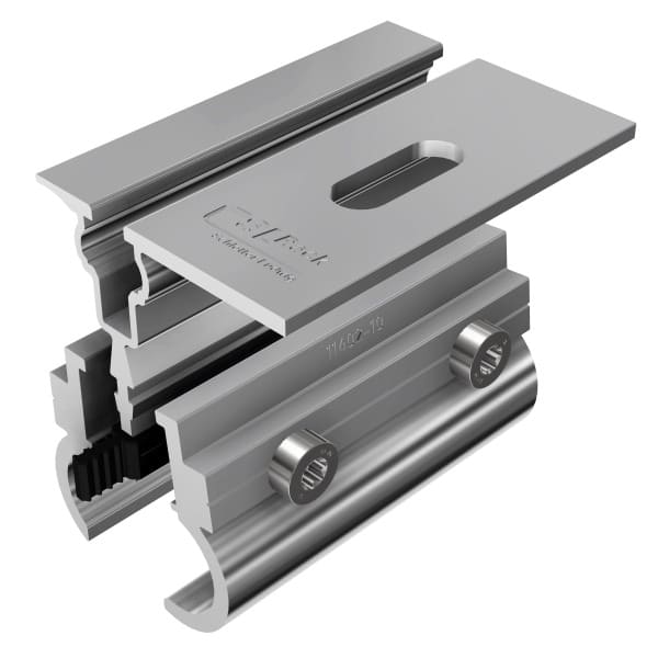 SL RACK - Rundfalzklemme 2.0 - ø 22 mm passend für Zambelli RIB Roof Evo