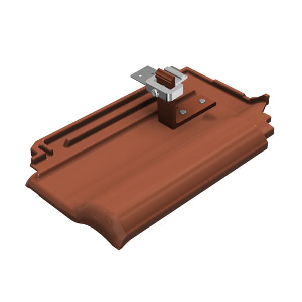 SL RACK - Delta Platte passend für Erlus E58 S Ziegelrot RAL 8004