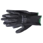 HAUPA - PU-Textil-Handschuh schwarz Gr. 8