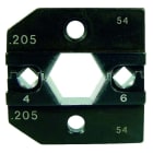 HAUPA - Crimpeinsatz für Solarkontakte Hubert & Suhner 4 + 6 mm2