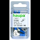 HAUPA - Ringkabelschuh blau isoliert 1,5-2,5 M5 PVC