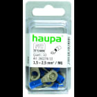 HAUPA - Ringkabelschuh blau isoliert 1,5-2,5 M6 PVC