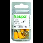 HAUPA - Ringkabelschuh gelb isoliert 4,0-6,0 M6 PVC