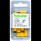 HAUPA - Flachsteckhülse gelb isoliert 4,0-6,0/6,3x0,8 PVC