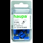 HAUPA - Flachstecker blau isoliert 1,5-2,5/6,3x0,8 PVC