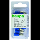 HAUPA - Rundstecker blau isoliert 1,5-2,5/5 mm PVC