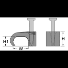 HAUPA - Nagelschellen 3 x 5 transparent