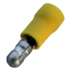HAUPA - Rundstecker gelb isoliert 4,0-6,0/5 mm Nylon