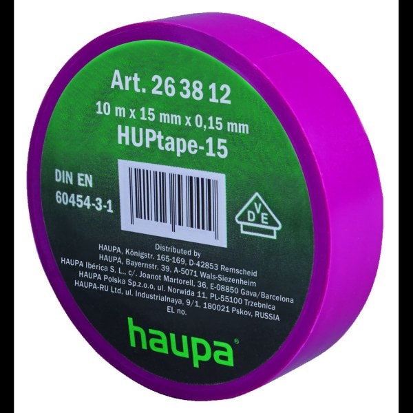 HAUPA - VDE Isolierband 19 mm x 20 m lila