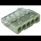 HAUPA - Verbindungsklemmen transparent, 5 - polig