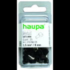 HAUPA - Twin-Aderendhülse 1,5/8 schwarz