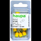 HAUPA - isolierte Aderendhülse 6/12 gelb