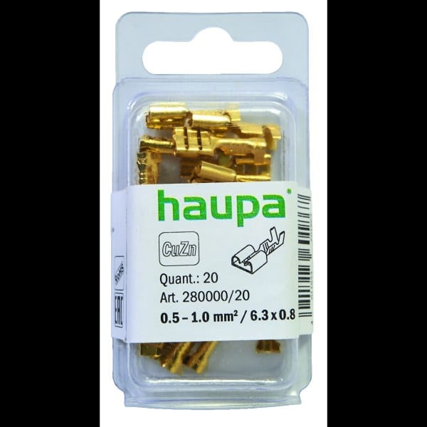 HAUPA - Flachsteckhülse 0,5-1,25/4,8x0,8