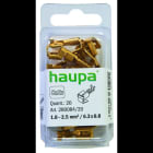HAUPA - Flachsteckhülse 1,0-2,5/6,3x0,8