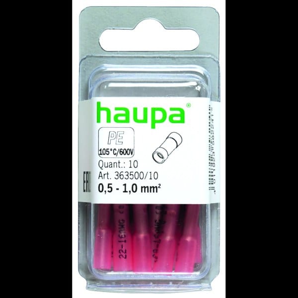HAUPA - Stossverbinder isoliert 0,5-1,0 shrink