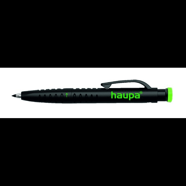 HAUPA - Tiefloch-Marker, 2 in 1, schwarz, mit Spitzer